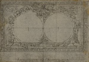 Studie für Medaillons, in Tacitus "Tibère, ou Les Six Premiers Livres des Annales", Buch III, Band 2 von Hubert Francois Gravelot