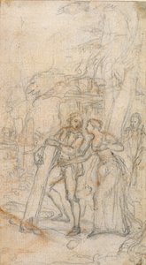 Studie zu William Shakespeares "Der Sturm" von Hubert Francois Gravelot