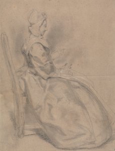 Studie einer sitzenden Dame