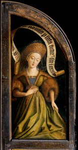 Kumäische Sibylle, vom äußeren rechten Flügel des Genter Altars von Hubert & Jan van (1390 1441) Eyck