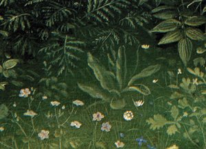 (Detail) der Anbetung des mystischen Lammes, aus der Mitteltafel des Genter Altars von Hubert & Jan van (1390 1441) Eyck
