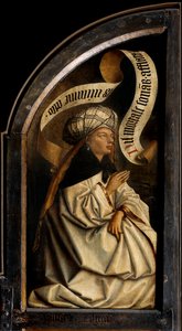 Erythräische Sibylle, vom äußeren linken Flügel des Genter Altars