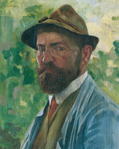 Selbstbildnis von Hubert Landa