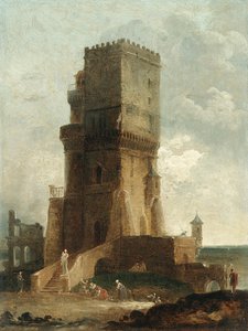 Ein Capriccio des Turms von Benevento