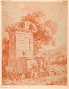 Ein römischer Brunnen (Gegenabdruck)