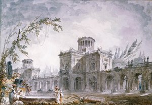 Architekturfantasie, 1760 von Hubert Robert