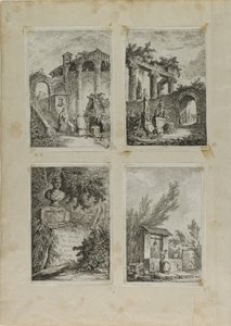 Abende in Rom von Hubert Robert