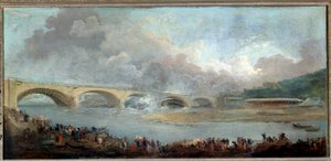 Das Entschalen der Brücke von Neuilly am 22.09.1772
