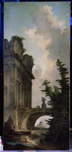 Die alte Brücke von Hubert Robert