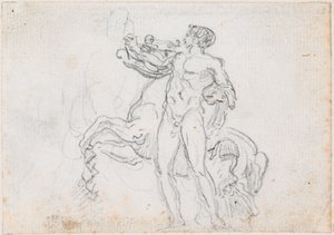 Statue von Alexander und Bucephalus