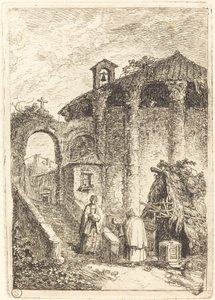 Der antike Tempel von Hubert Robert