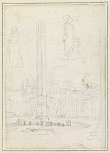 Der Obelisk auf dem Petersplatz