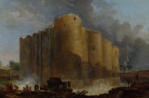 Der Abriss der Bastille, 14. Juli 1789 von Hubert Robert