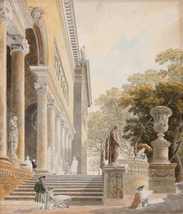 Ansicht der Villa Medici