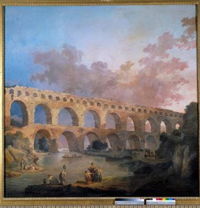 Ansicht der Pont du Gard