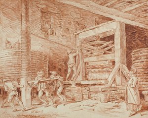 Weinpresse, ca. 1759