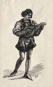 Ein Troubadour von Hubert von Herkomer