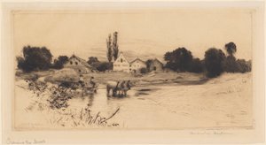 Überquerung des Baches von Hubert von Herkomer