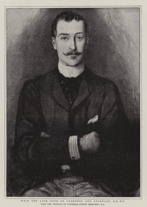 Seine Königliche Hoheit der verstorbene Herzog von Clarence und Avondale, KG, KP von Hubert von Herkomer