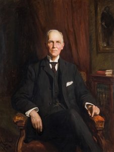 Porträt von Sir Edward George Jenkinson 1836-1919, 1906 von Hubert von Herkomer