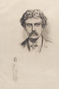 Porträt von Cecil Lawson, 1882 von Hubert von Herkomer
