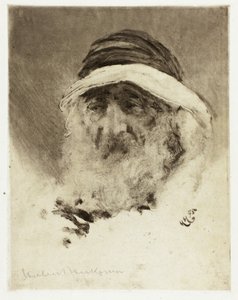 Studie eines arabischen Kopfes von Hubert von Herkomer