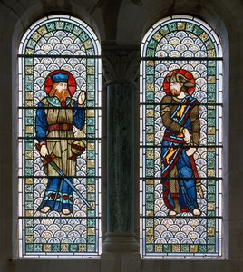 Hoarwithy, St Catherine, Belham & Co, Hugh Arthur Kennedy, Joshua & Ezekiel, ca. 1885 von Hugh Arthur Kennedy