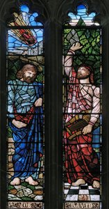 Langport, All Saints, Hiob und David von Hugh Arthur Kennedy