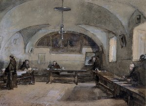 Innenraum des Kapuzinerklosters in Albano von Hugh Carter