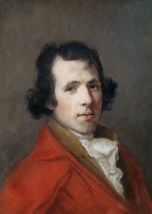 Porträt von Antonio Canova, Büste, im Mantel von Hugh Douglas Hamilton