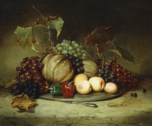 Üppiges Stillleben, 1855 von Hugh Newell