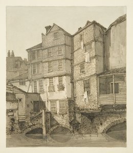 Der Frome, stromaufwärts in Richtung Christmas Bridge, 1823