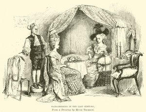 Frisieren im letzten Jahrhundert von Hugh Thomson