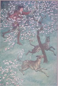 Er hat Augen der Jugend, er riecht nach April und Mai, Illustration aus Die lustigen Weiber von Windsor, 1910 von Hugh Thomson