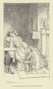 Illustration für Amos Barton von George Eliot von Hugh Thomson