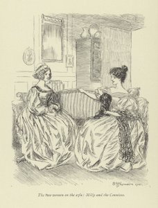 Illustration für Amos Barton von George Eliot von Hugh Thomson