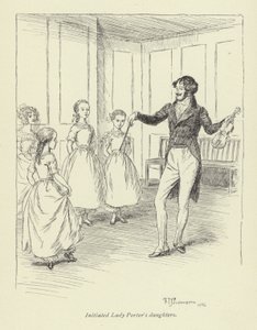 Illustration für Amos Barton von George Eliot von Hugh Thomson
