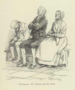 Illustration für Amos Barton von George Eliot von Hugh Thomson