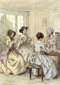 Illustration für Amos Barton von George Eliot von Hugh Thomson