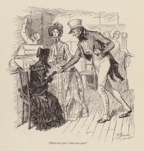 Illustration für Cranford von Mrs. Gaskell von Hugh Thomson