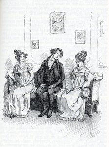 Illustration für "Emma" von Jane Austen von Hugh Thomson