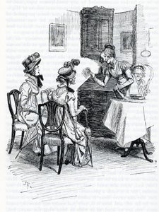 Illustration für "Emma" von Jane Austen von Hugh Thomson
