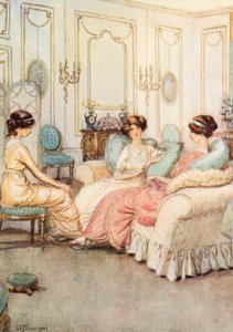 Illustration zu J. M. Barries Der bewundernswerte Crichton von Hugh Thomson