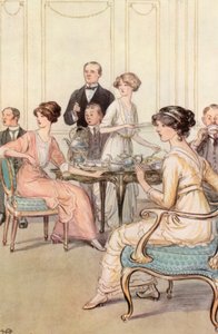 Illustration zu J. M. Barries Der bewundernswerte Crichton von Hugh Thomson