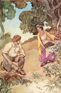 Illustration zu J. M. Barries Der bewundernswerte Crichton von Hugh Thomson