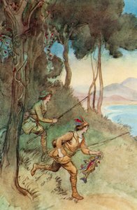 Illustration zu J. M. Barries Der bewundernswerte Crichton von Hugh Thomson