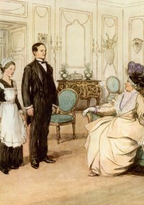 Illustration zu J. M. Barries Der bewundernswerte Crichton von Hugh Thomson
