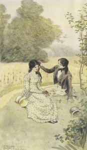 Illustration für Janets Reue von George Eliot von Hugh Thomson
