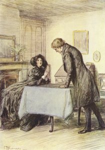 Illustration für Janets Reue von George Eliot von Hugh Thomson