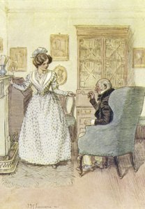 Illustration für Janets Reue von George Eliot von Hugh Thomson